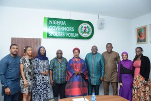 Read more about the article Advocacy visit to the office of the First Lady of Kwara State and Chairperson of the Nigeria Governors’ Spouses Forum